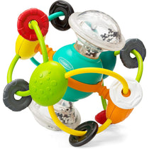 Infantino Magic Activity Ball Baby Sensory Toy With Rattle Beads Easy Grip 6 Months+