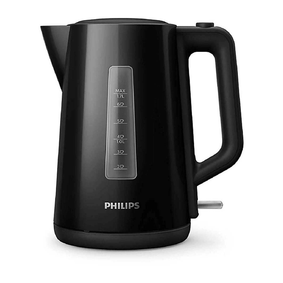 Philips Series 3000 Electric Kettle 1.7 Litre 2200W Plastic Cordless Fast Boil With Removable Filter & Pirouette Base Black Secondary image