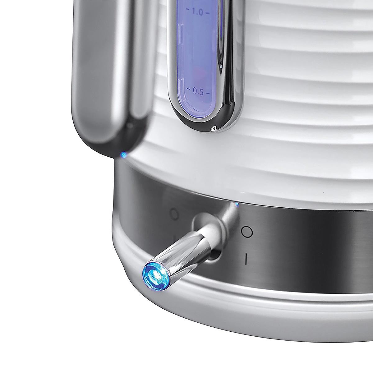 Russell Hobbs Inspire Electric Kettle 1.7 Litre 3000W White Textured Plastic With Removable Anti-Scale Filter Secondary image