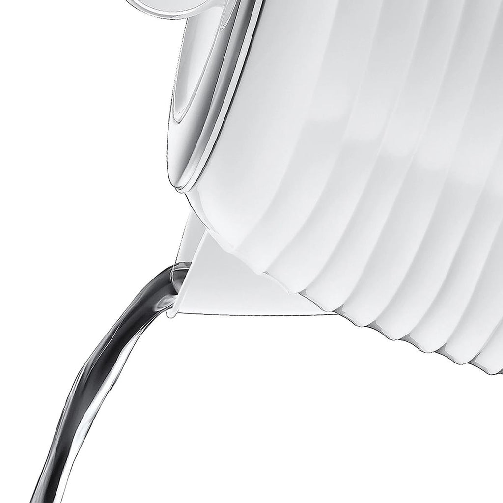 Russell Hobbs Inspire Electric Kettle 1.7 Litre 3000W White Textured Plastic With Removable Anti-Scale Filter