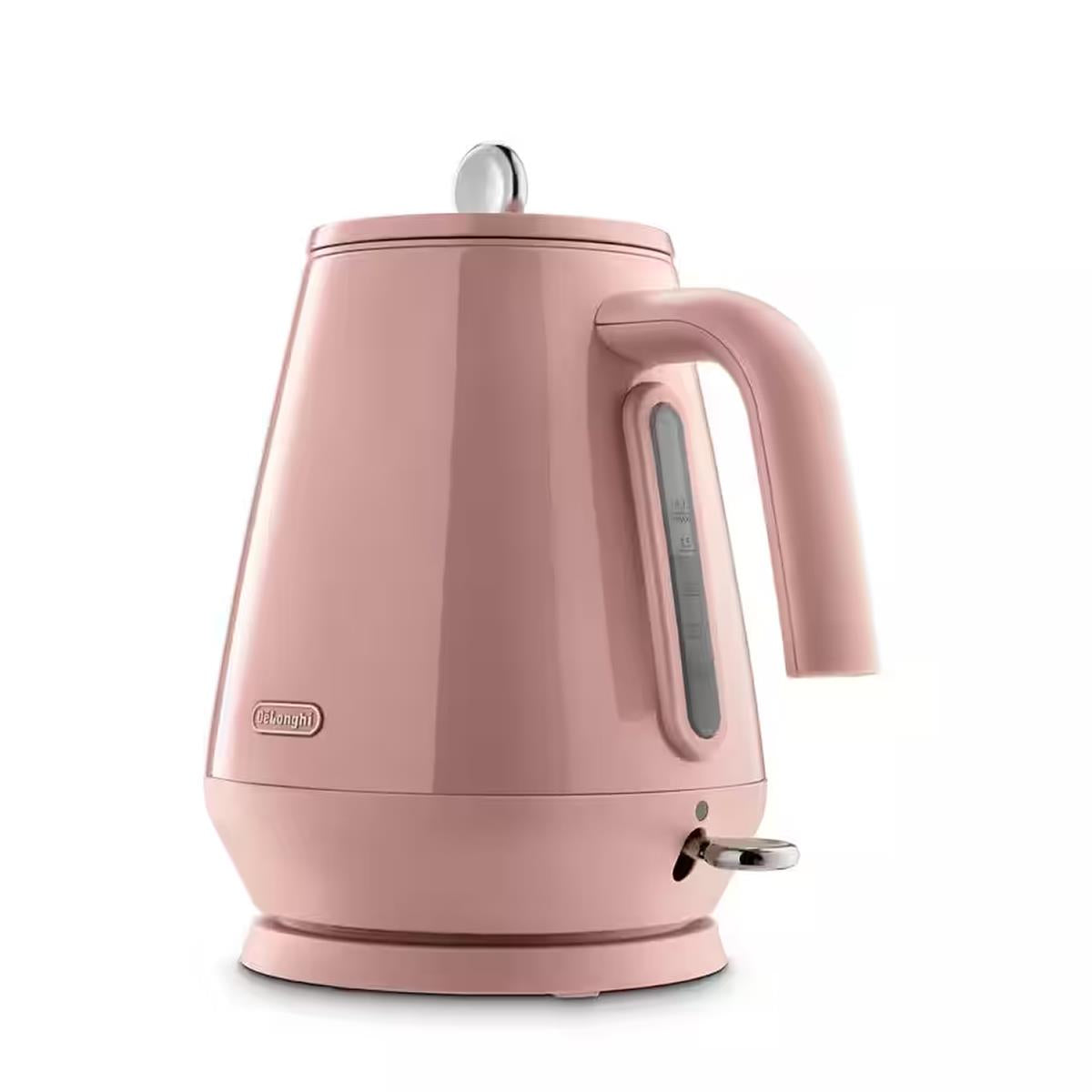 Delonghi Eclettica Electric Jug Kettle 1.7 Litre 3000W Stainless Steel Rapid Boil With Anti-Scale Filter 360° Base Pink Secondary image