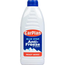 CarPlan Blue Star Ready Mixed Antifreeze And Summer Coolant 1 Litre Mono Ethylene Glycol Engine Coolant