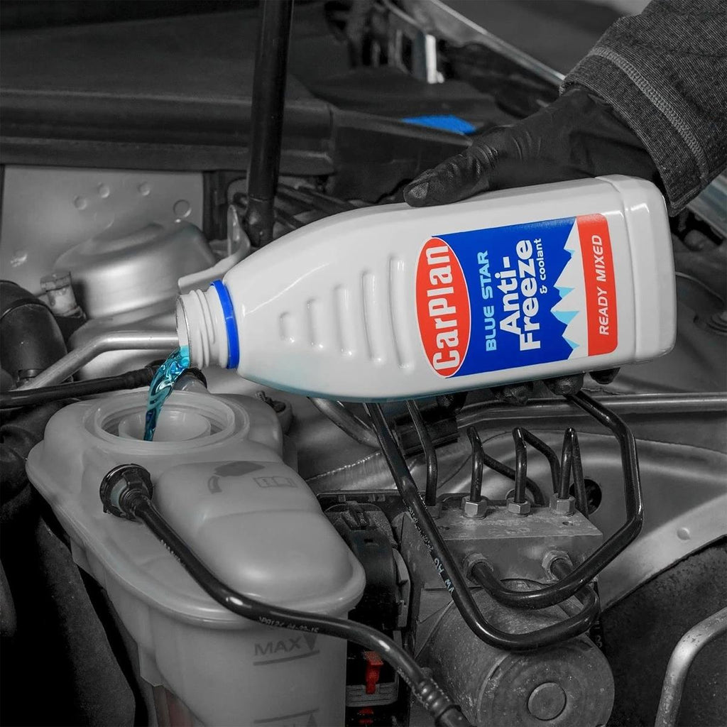 CarPlan Blue Star Ready Mixed Antifreeze And Summer Coolant 1 Litre Mono Ethylene Glycol Engine Coolant