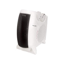 Electric Fan Heater Dual Position Turbo Fan Heater 2000W 2 Heat Settings - White