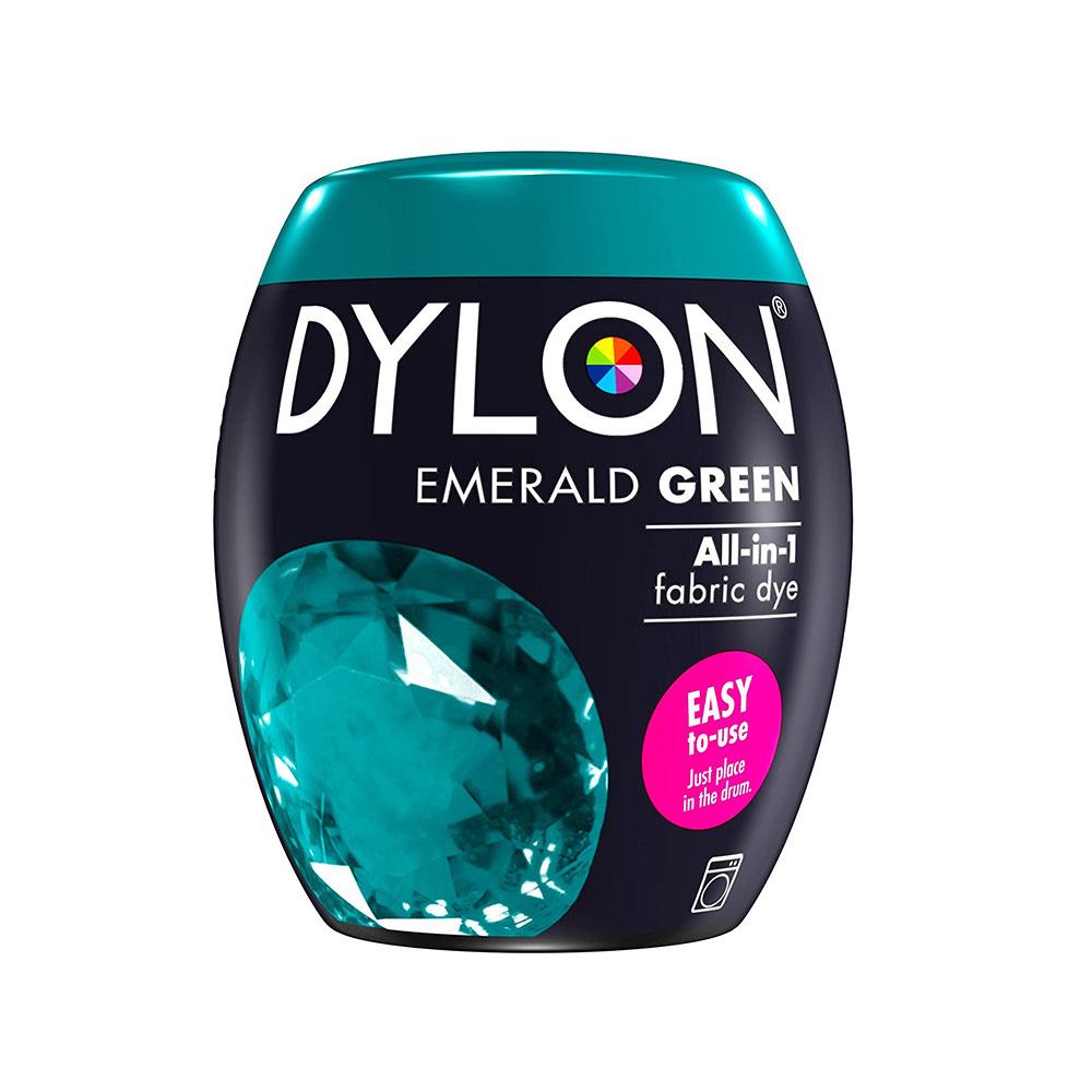 Dylon Machine Fabric Dye Pod For Clothes And Soft Furnishings 350g - Emerald Green