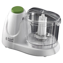 Russell Hobbs Mini Chopper 500ml 130W Food Processor White Stainless Steel Blade