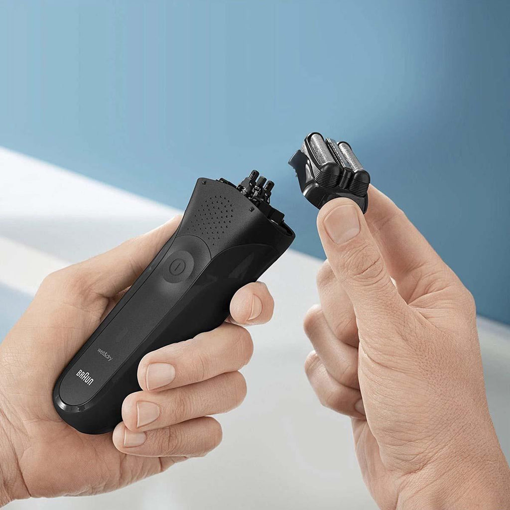 Braun Series 3 Rechargeable Electric Shaver Black 300s Electric Foil Razor