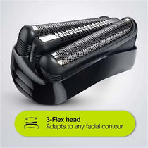 Braun Series 3 Rechargeable Electric Shaver Black 300s Electric Foil Razor