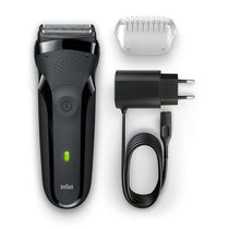 Braun Series 3 Rechargeable Electric Shaver Black 300s Electric Foil Razor