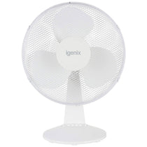 Igenix DF1610 Portable Desk Fan 16 Inch Quiet Oscillating 3-Speed Adjustable Tilt