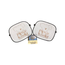 Pipsy Koala Car Sun Shade Universal Fit Baby Sun Protection 2 Pack Ultimate UV Protection for Kids