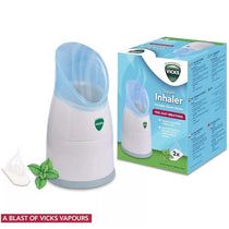 Vicks Steam Inhaler With 2 VapoPads – Menthol Scented For Coughs And Colds
