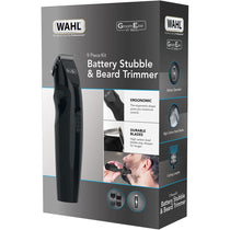 Wahl GroomEase Battery Beard Trimmer 5606-917 9 Piece Grooming Kit Black