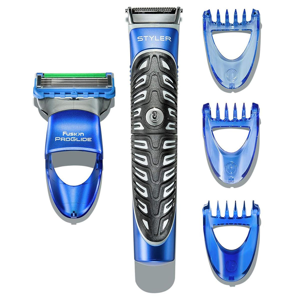 Gillette Fusion 3 in 1 Styler Razor Beard Trimmer Edging Blade ProGlide Grooming Tool