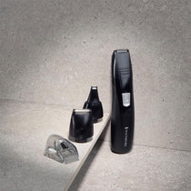 Remington Personal Groomer Hair Trimmer Battery Operated 4in1 Facial Hair Grooming Kit with Steel Self Sharpening Blades