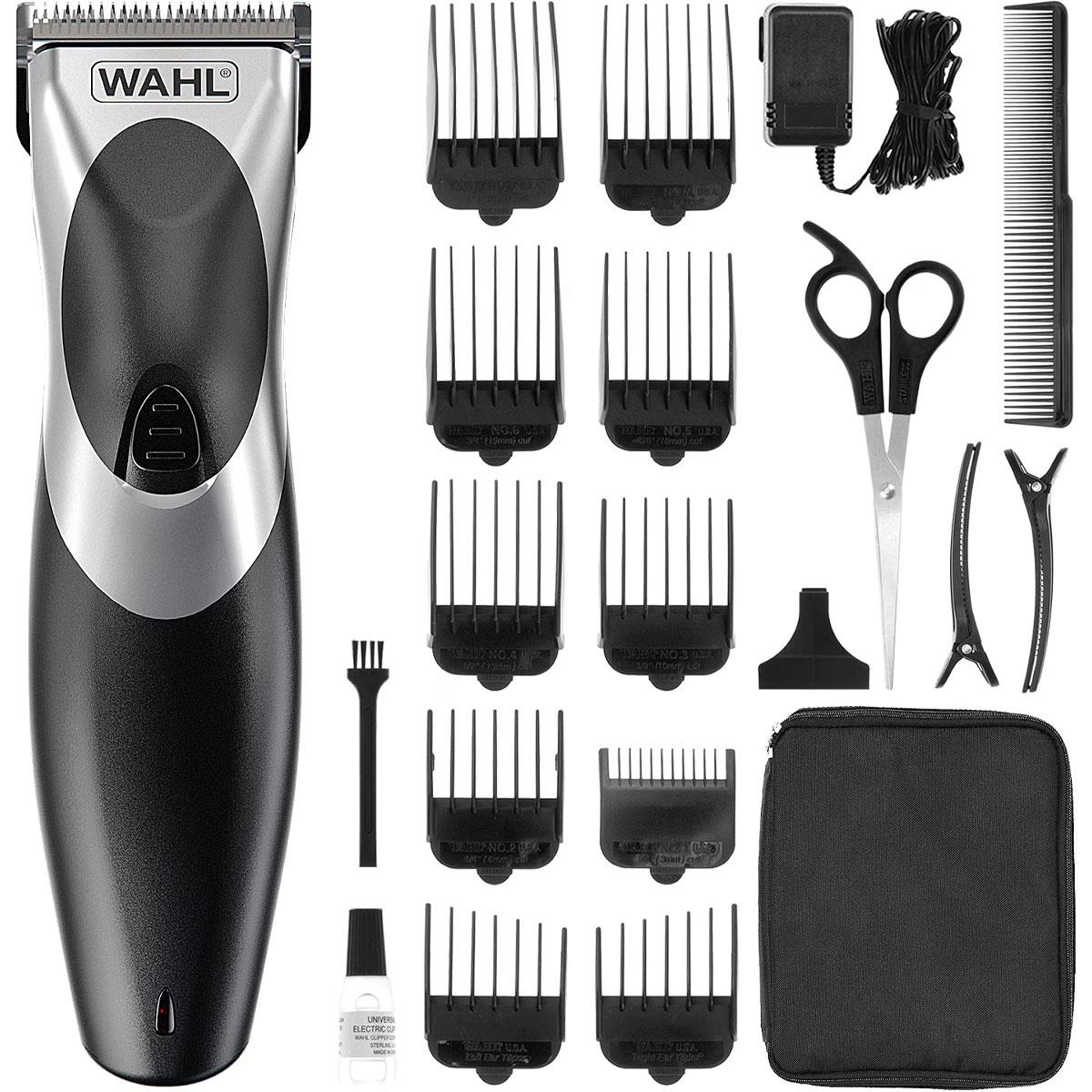 Wahl Clip N Rinse Hair Clipper Cordless Rechargeable Hair Cutting Kit 9639-017