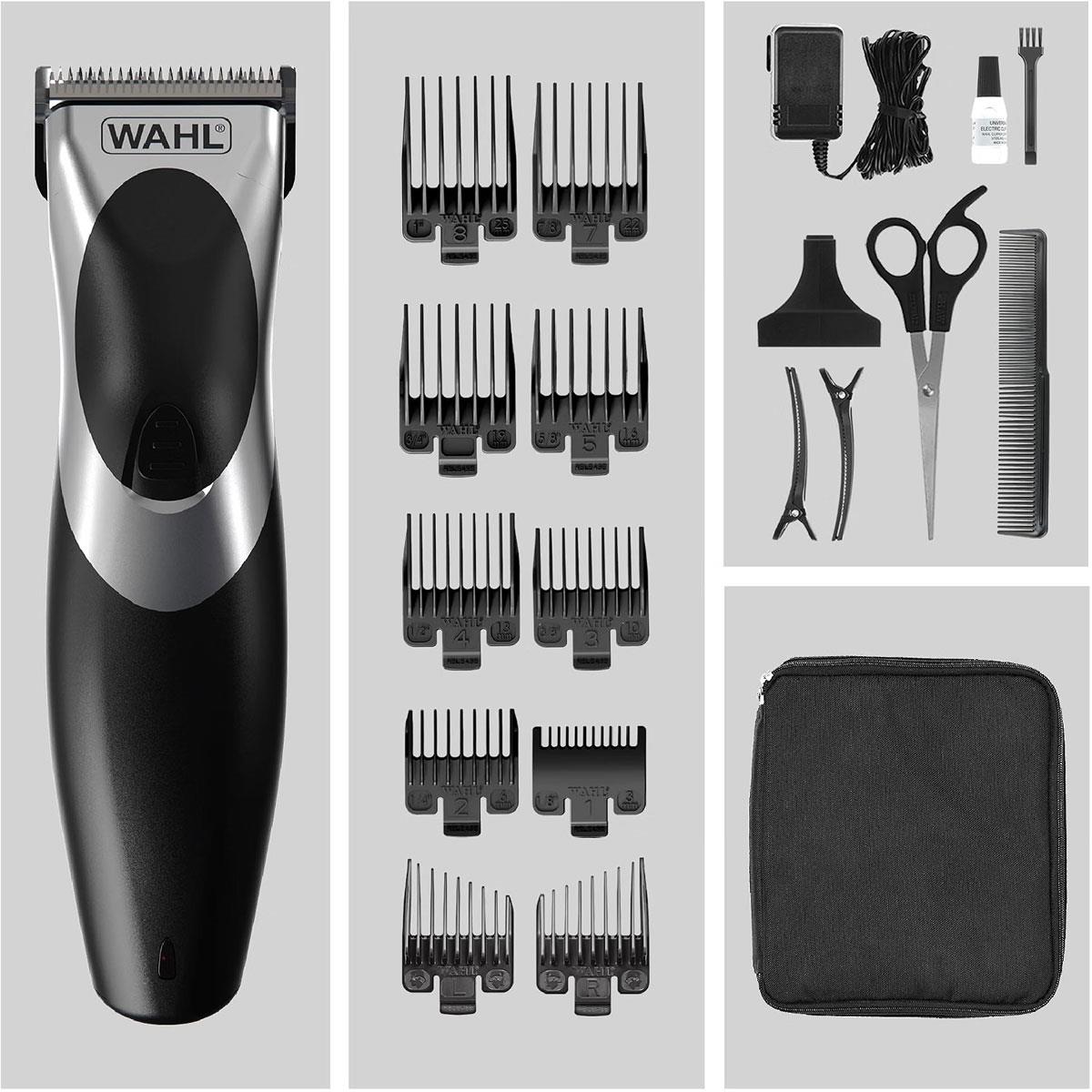 Wahl Clip N Rinse Hair Clipper Cordless Rechargeable Hair Cutting Kit 9639-017