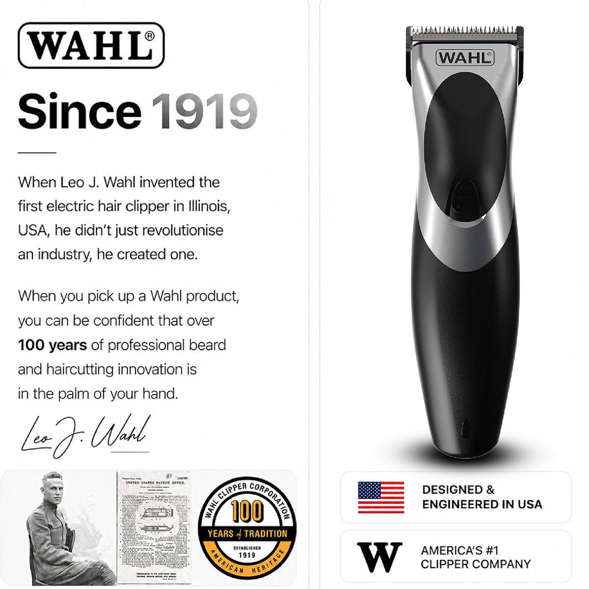 Wahl Clip N Rinse Hair Clipper Cordless Rechargeable Hair Cutting Kit 9639-017