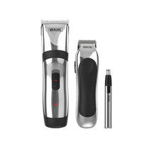 Wahl Rechargeable Hair Clipper Beard Grooming Set Nose & Ear Trimmer Gift Set