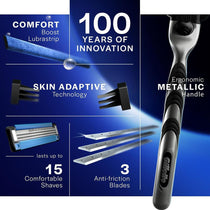 Gillette Mach3 Razor Plus 2 Blade Refills for Men
