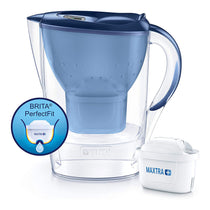 Brita Marella Water Filter Jug 2.4L with MAXTRA & Cartridge Plastic Blue