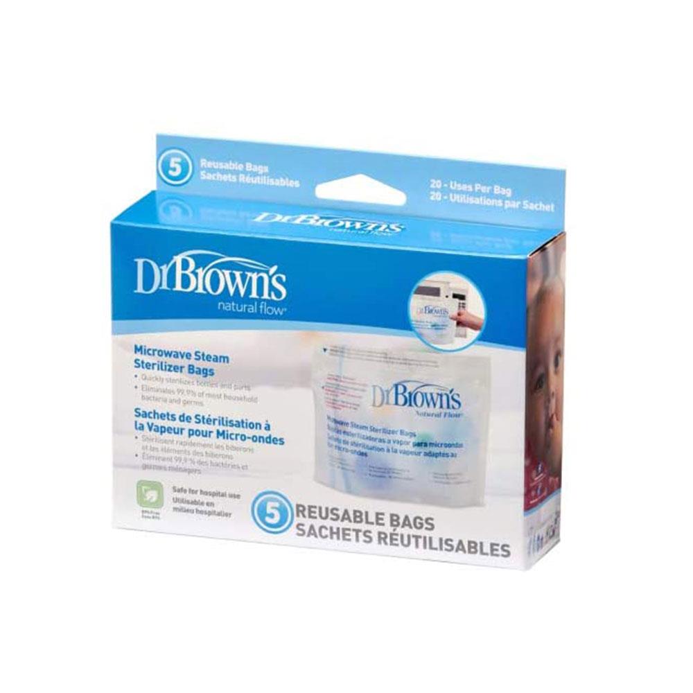 Dr Brown Options Microwave Steriliser Bag (Pack of 5)