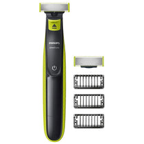 Philips OneBlade Wet And Dry Hair Trimmer For Face Trim, Edge, Shave - Lime Green