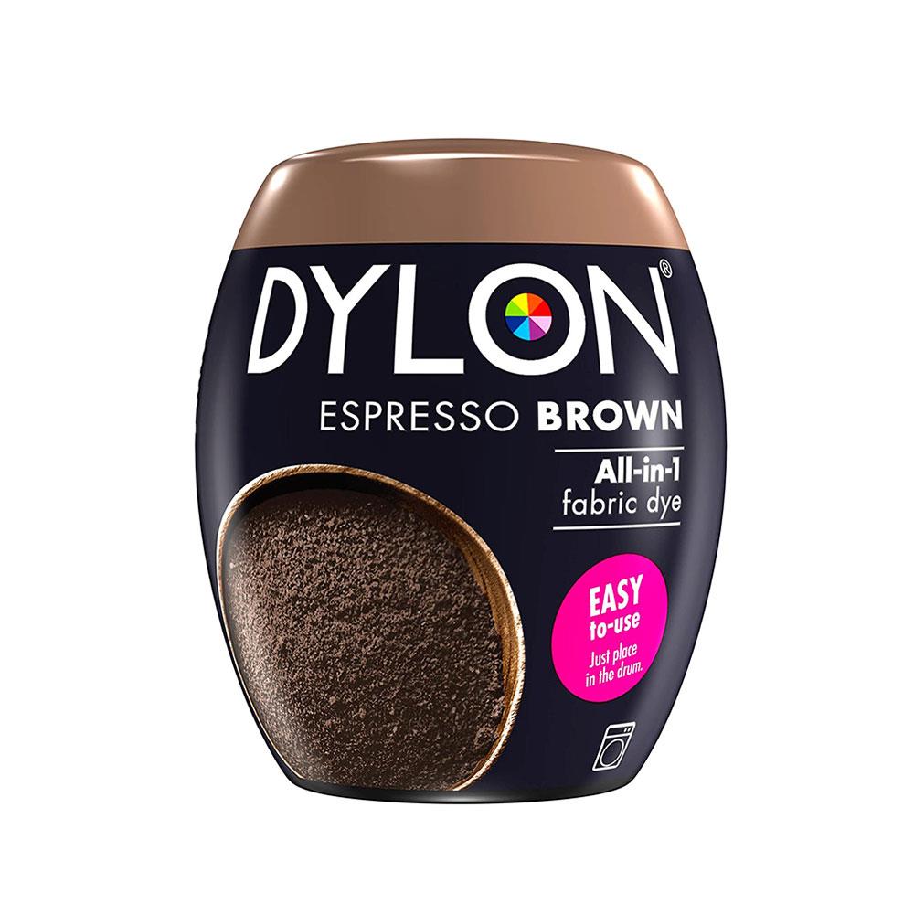 Dylon Machine Fabric Dye Pod For Clothes And Soft Furnishings 350g - Espresso Brown