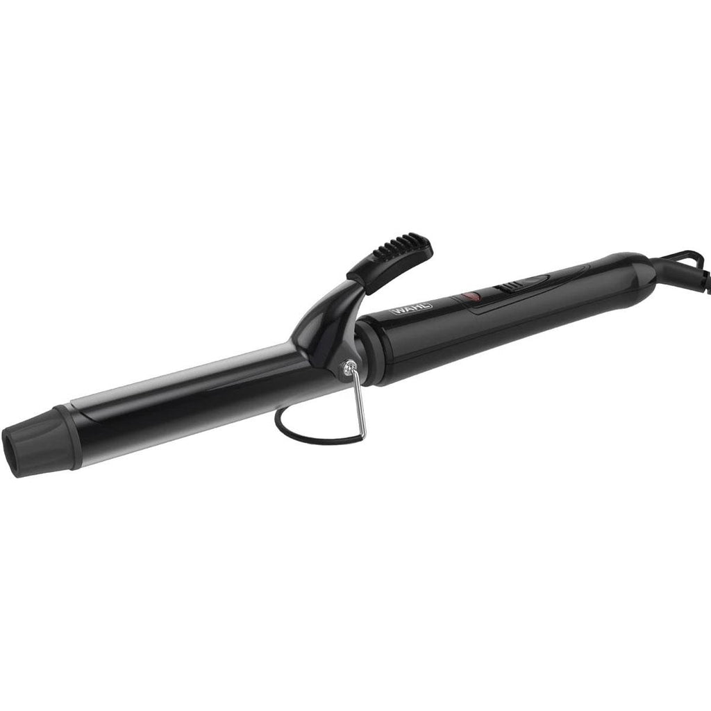 Wahl Ceramic Steel Hair Curling Tongs 200°C Quick Heat Function Size 25mm