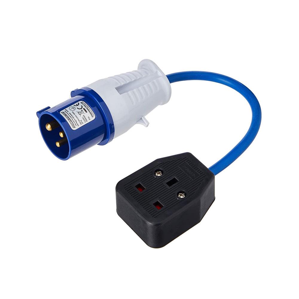 PowerMaster Fly Lead Converter 16A Plug to 13A Socket