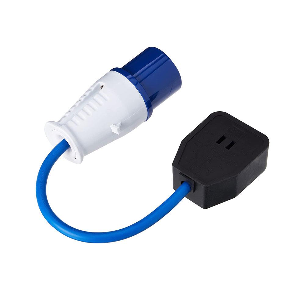 PowerMaster Fly Lead Converter 16A Plug to 13A Socket