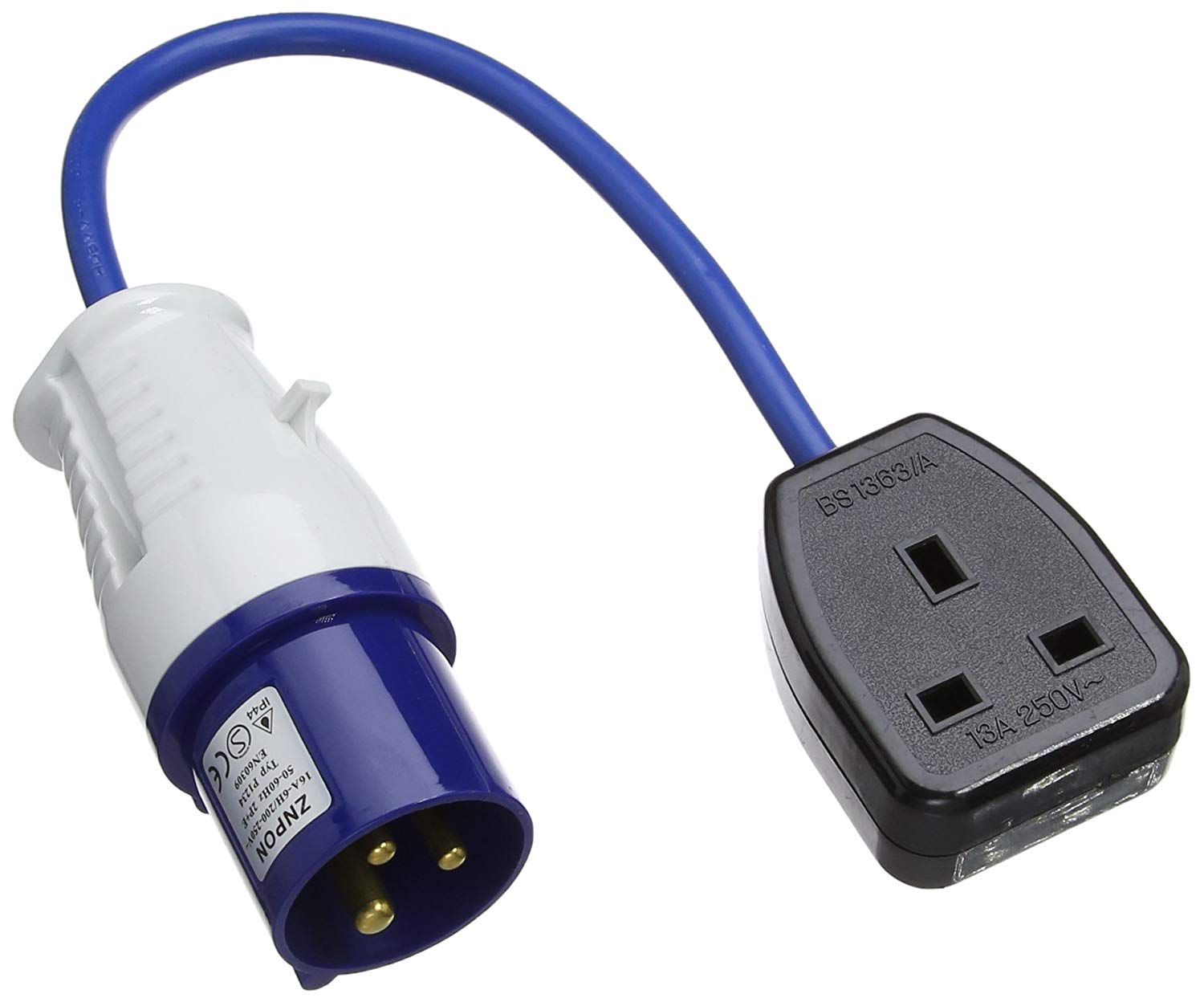 PowerMaster Fly Lead Converter 16A Plug to 13A Socket Secondary image
