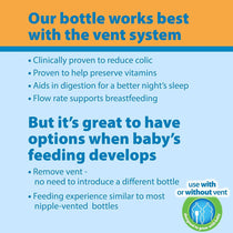 Dr. Brown Options + Anti-Colic Baby Bottles 270ml  with Level 1 Teats - Four Pack