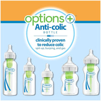 Dr. Brown Options + Anti-Colic Baby Bottles 270ml  with Level 1 Teats - Four Pack