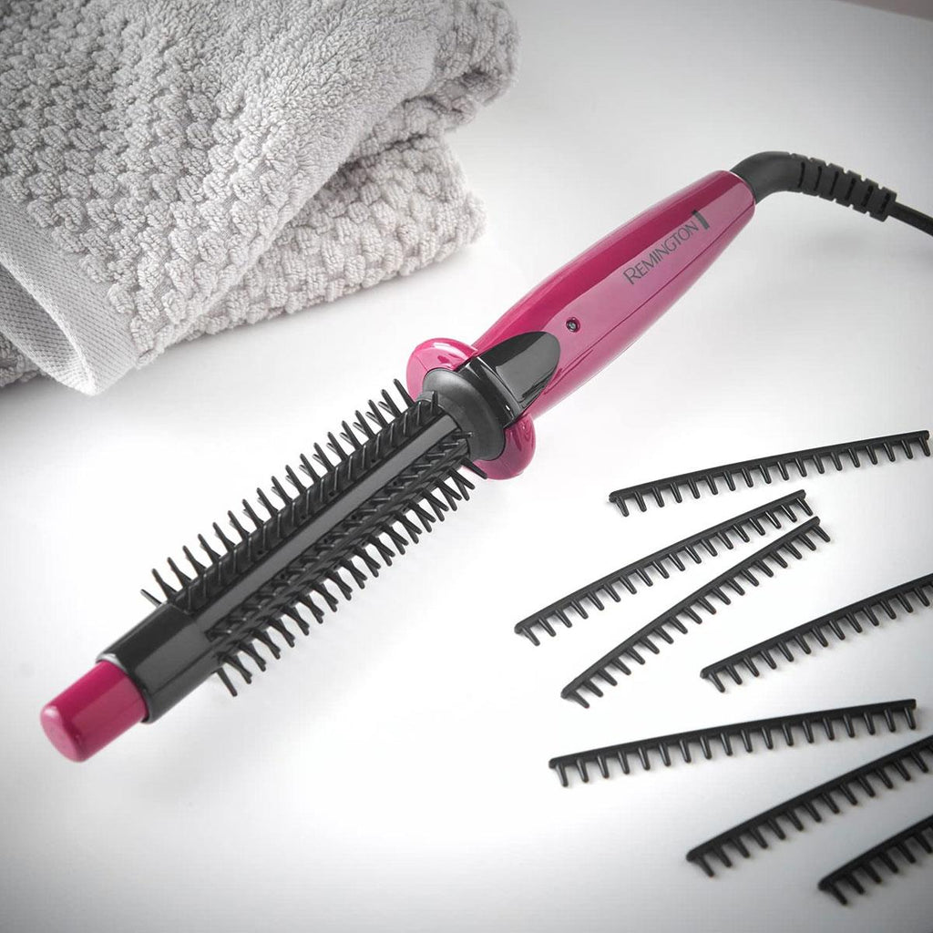 Remington FLEXIBRUSH STEAM Hair Airstyler Ceramic Coated Barrel - Pink