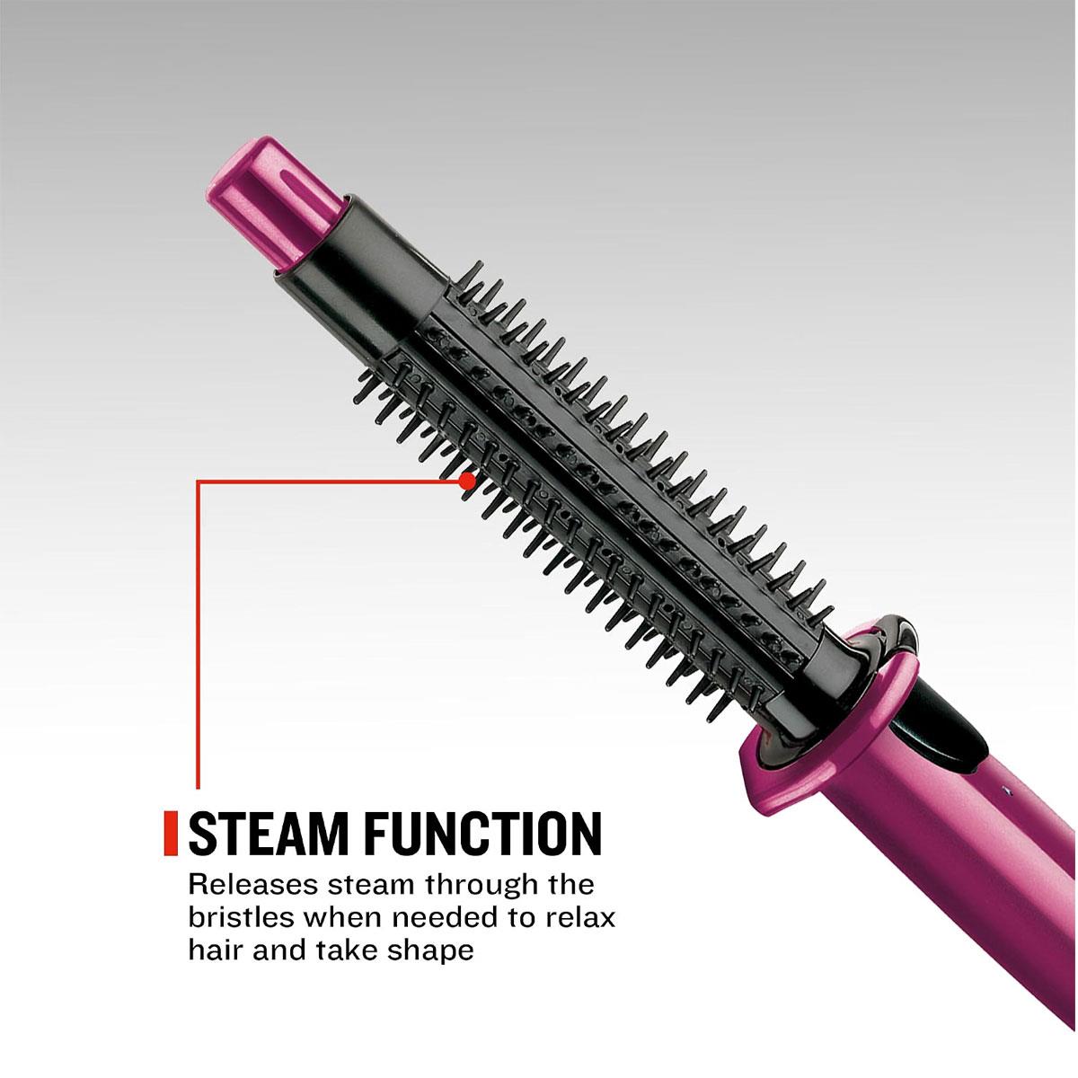 Remington FLEXIBRUSH STEAM Hair Airstyler Ceramic Coated Barrel - Pink