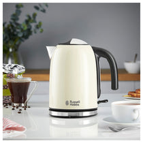Russell Hobbs Colour Plus Kettle 3000 W, 1.7 L - Cream