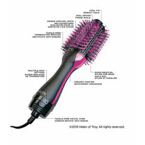 Revlon Pro Collection Salon One Step Hair Dryer And Volumiser Hot Air Stylers - Black/Pink