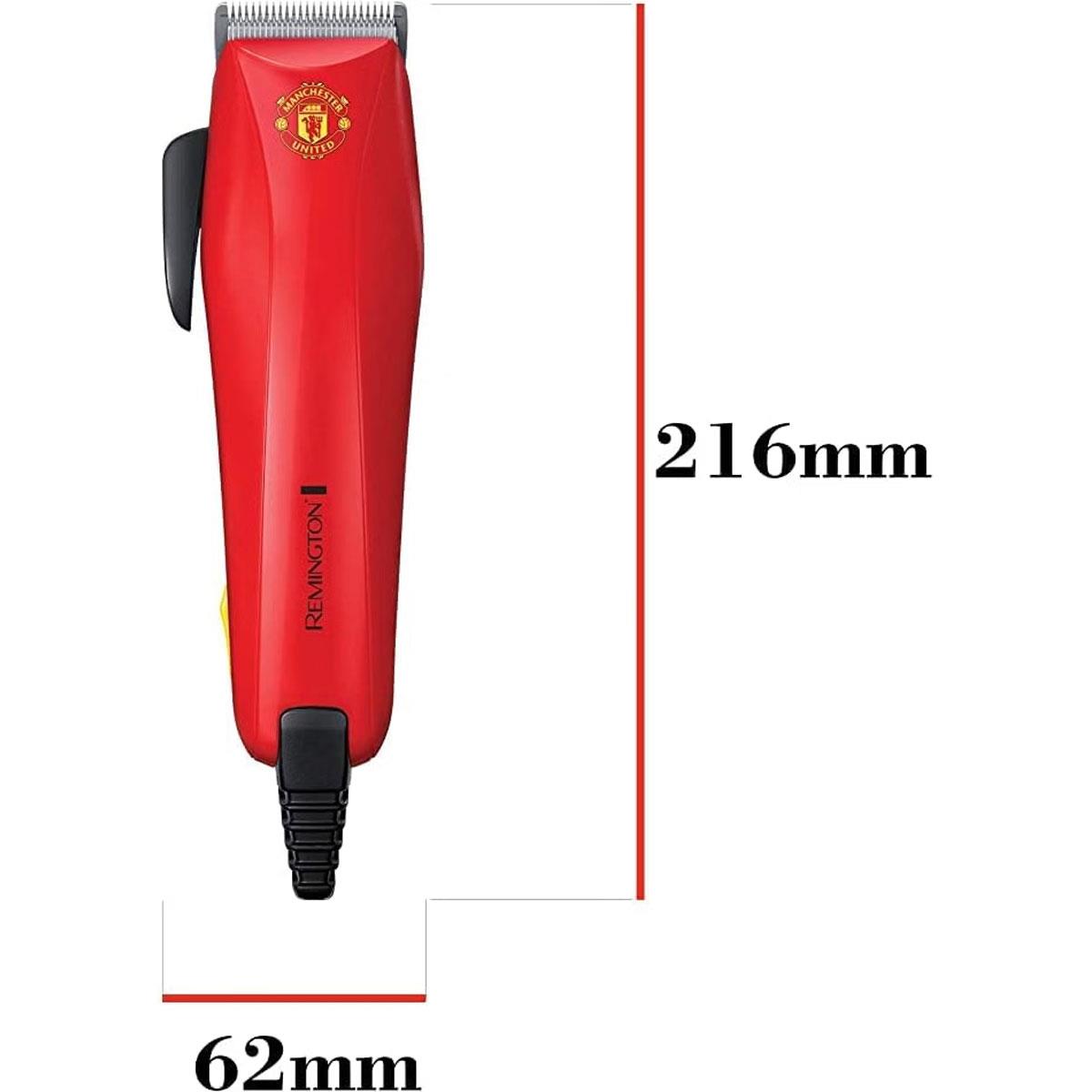 Remington Manchester United Colour Cut Hair Clippers in Black and Red