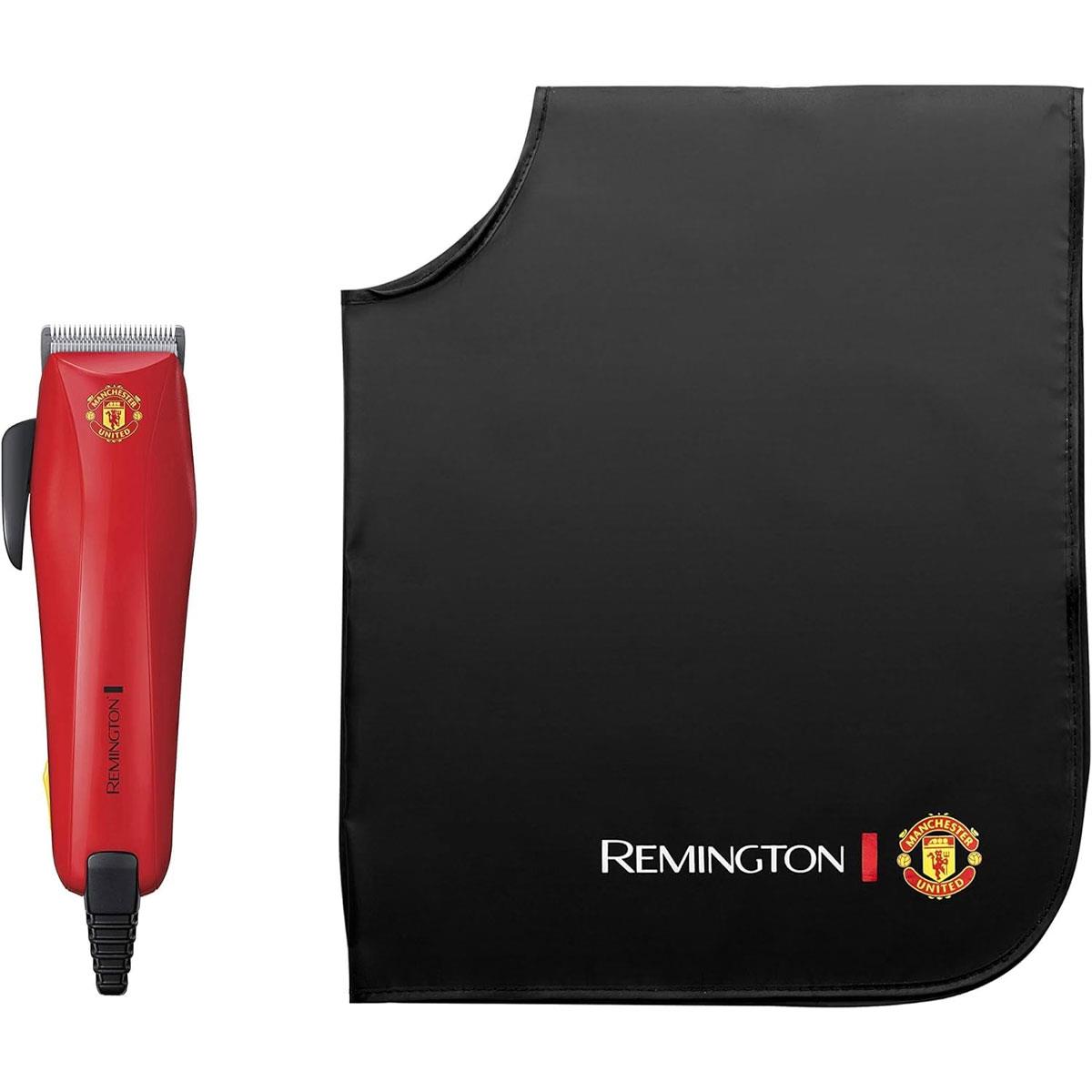 Remington Manchester United Colour Cut Hair Clippers in Black and Red