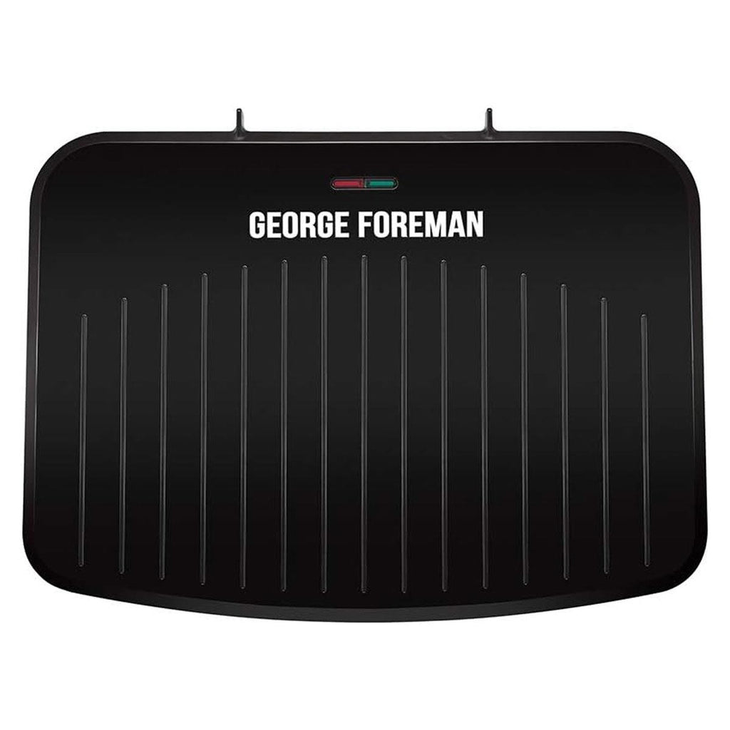 George Foreman Large Fit Grill - Versatile Griddle, Hot Plate and Toastie Machine in Black
