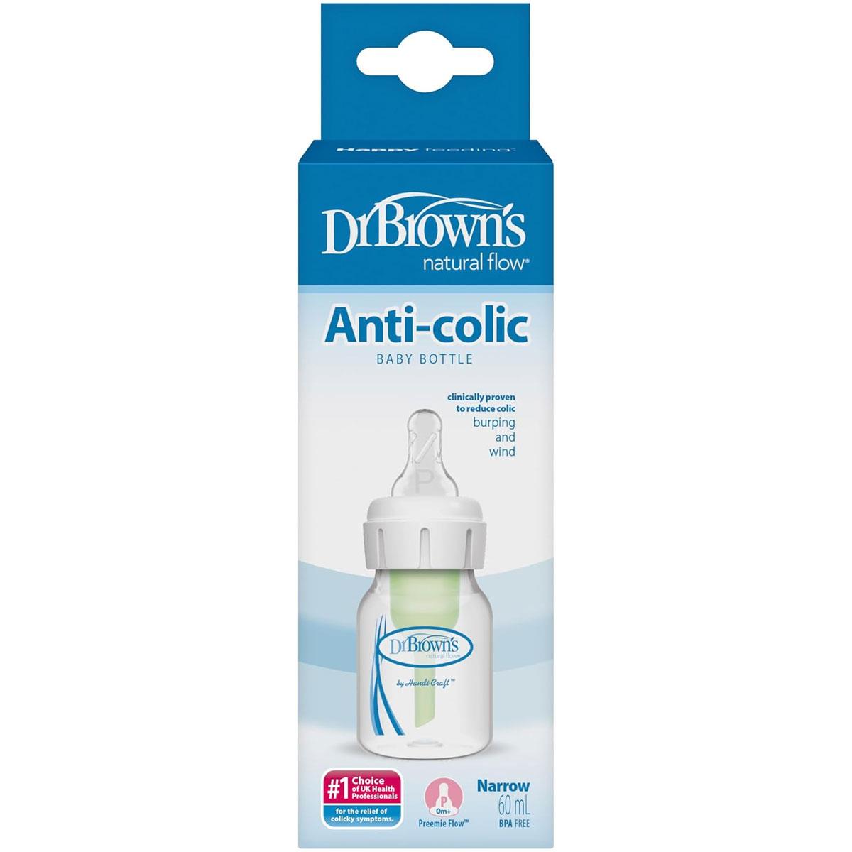 Dr. Brown Anti-Colic Premmie Premature Baby Feeding Bottle 60ml - DBOPT292