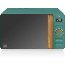 Swan Nordic Digital Microwave Matte Finish 6 Power Levels 800 W 20 Litre - Pine Green