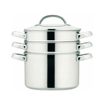 Prestige Cook And Strain Stainless Steel 20 cm Multi Steamer 3.8 Litres - Silver