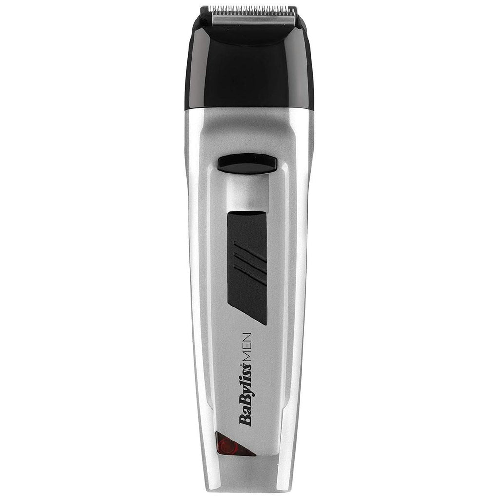 Babyliss 8 In 1 Mens Cordless Nose Body Hair Clipper Beard Trimmer Grooming Kit - Silver