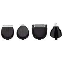 Babyliss 8 In 1 Mens Cordless Nose Body Hair Clipper Beard Trimmer Grooming Kit - Silver