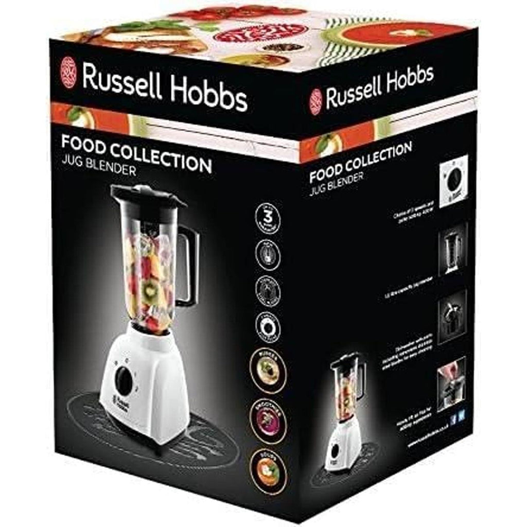 Russell Hobbs Food Collection Jug Blender 400 W 1.5 Litres - White