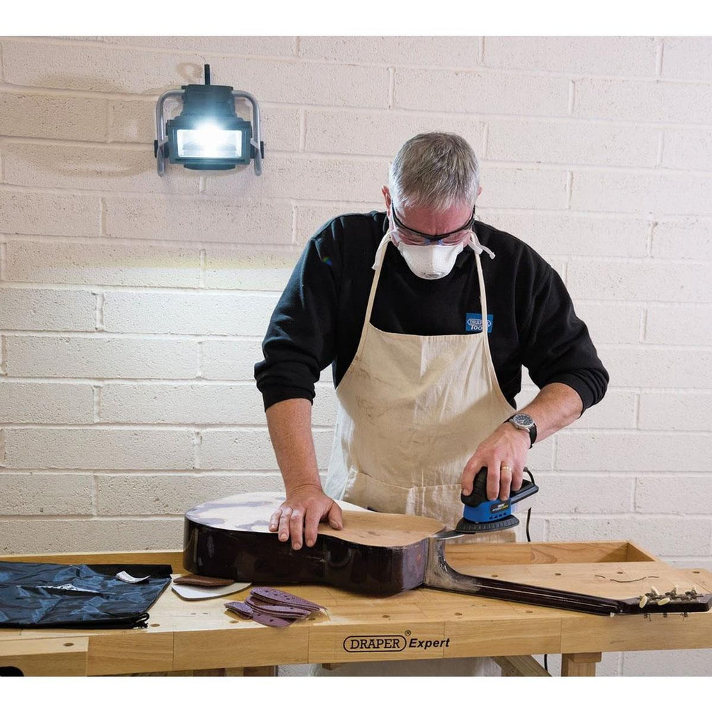 Draper Electric Detail Tri Palm Sander Sheet & 24 Sanding Sheets