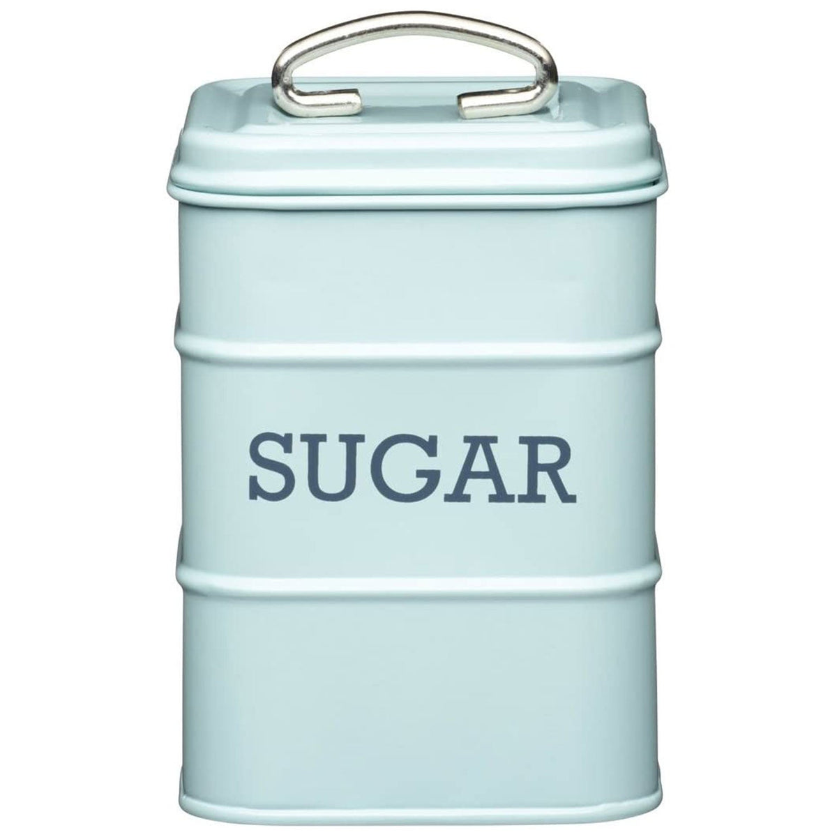 KitchenCraft Living Nostalgia Metal Sugar Canister - Vintage Blue