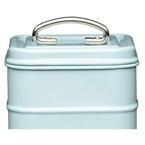KitchenCraft Living Nostalgia Metal Tea Caddy - Vintage Blue